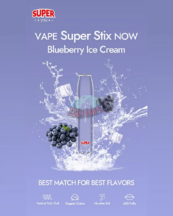 Super Stix Blueberry Ice Cream