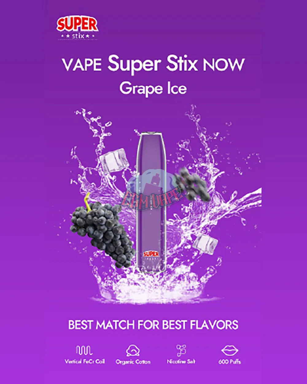 Super Stix Grape Ice