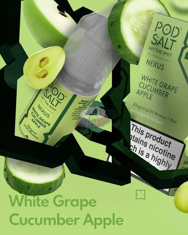 Pod Salt Nexus White Grape Cucumber Apple